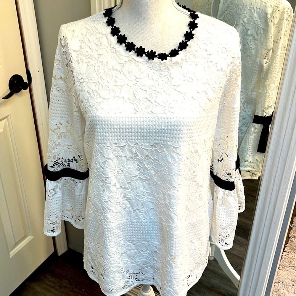 Karl Lagerfield Lace Top